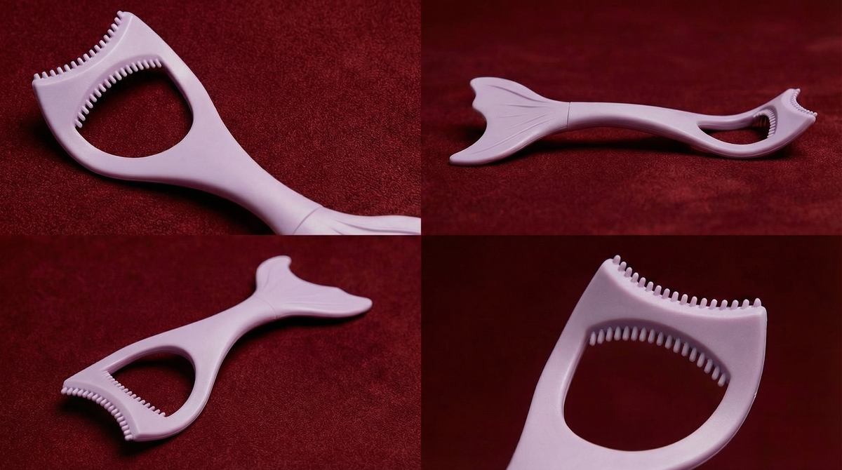 Aplicador de Delineado em Silicone Mimibelle - Molde Cauda de Sereia